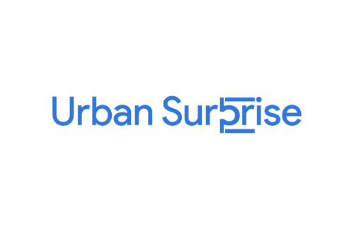 Blue Logo Called Urban Surprise